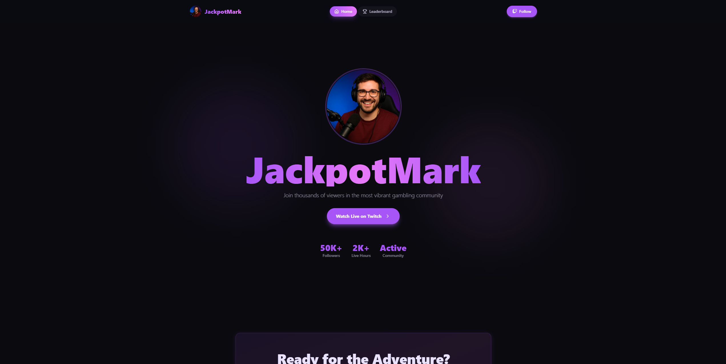 JackpotMark Website screenshot